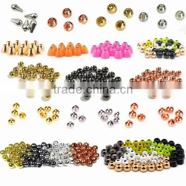 Metallic Red Fly Tying Tungsten Beads