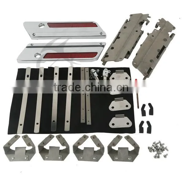 Hard Bags Saddlebag Hardware Latch Hinges Kit For Touring Glide FLT FLH