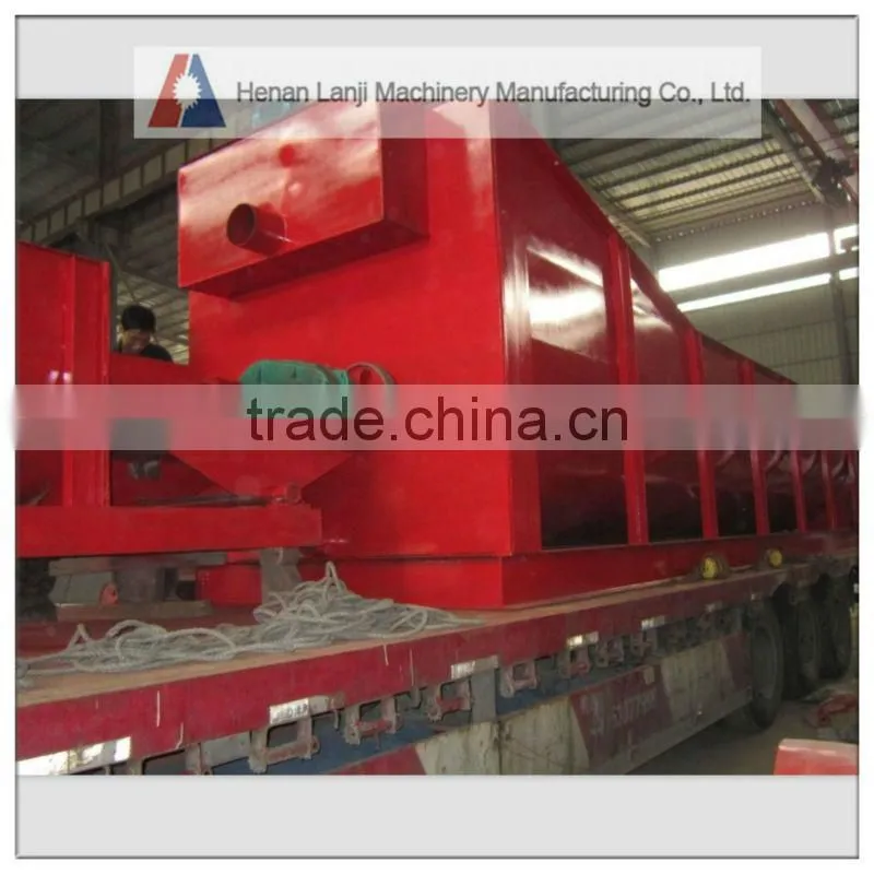 Spiral ore washing machine for bauxite