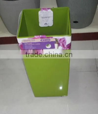 2015 salable tall vase,large square flowerpot,home & garden decoration