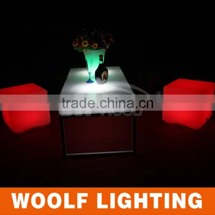 HOT Illuminated flashing color changing led bean wine tank