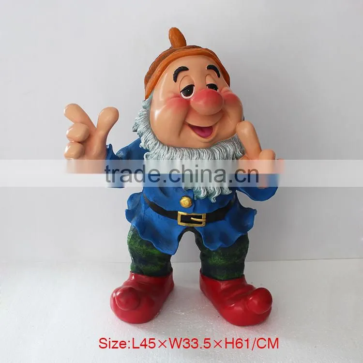 Snow White and Seven Dwarfs Resin Scultpure