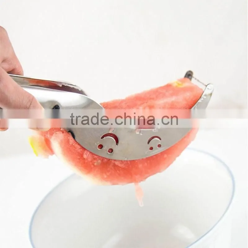 Factory Wholesale Kitchen Gadget Stainless Steel Watermelon Corer Server