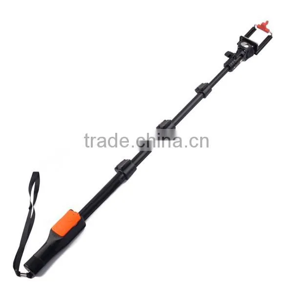 Best Selling Bluetooth selfie stick for smart phone, multifunction bluetooth selfie stick