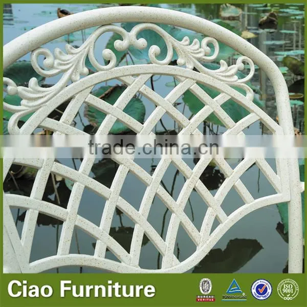 Color dot coffee table set cast aluminum furniture