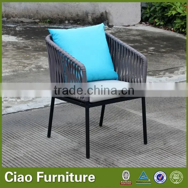 Modern ribbon dining chairs patio furniture