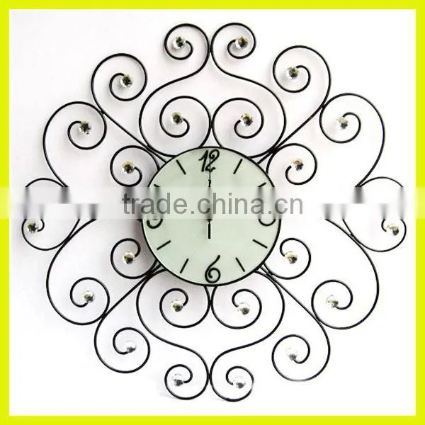 stainless wall clock,metal wall clock
