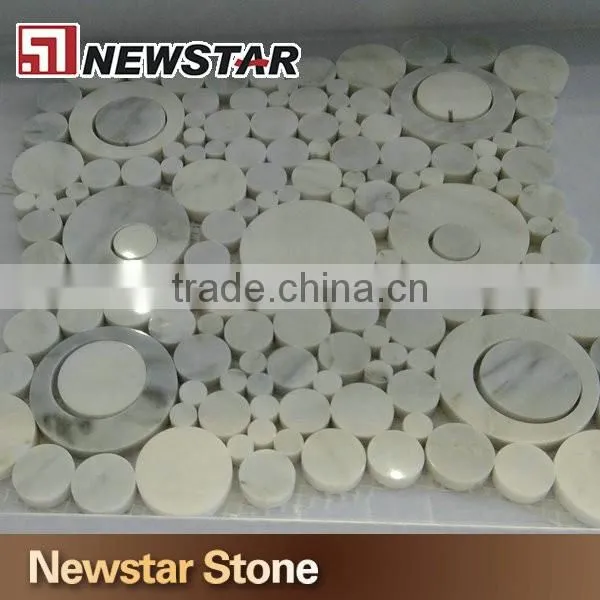 Newstar penny rounds natural stone mosaic