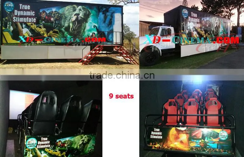 hydraulic cine crazy motion cinema amusement 7d motion cinema simulator 5d movie theater truck mobile 5d simulator cinema