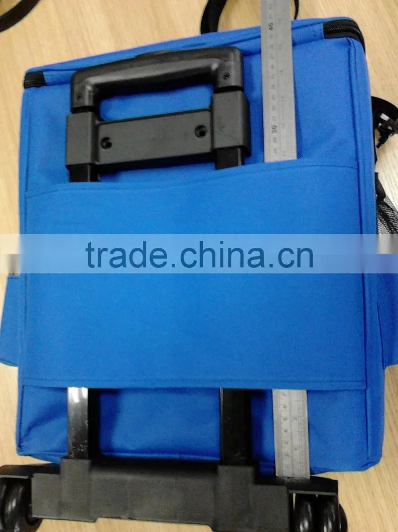 High Quality Outdoor Wholesale 36 Can Outdoor Cooler Bag On Wheels, Trolley Picnic Cooler Bag With Wheels