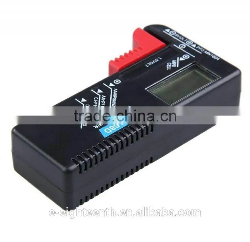 2016 Digital LCD Universal AA/AAA/9V/1.5V Battery Volt Tester Checker