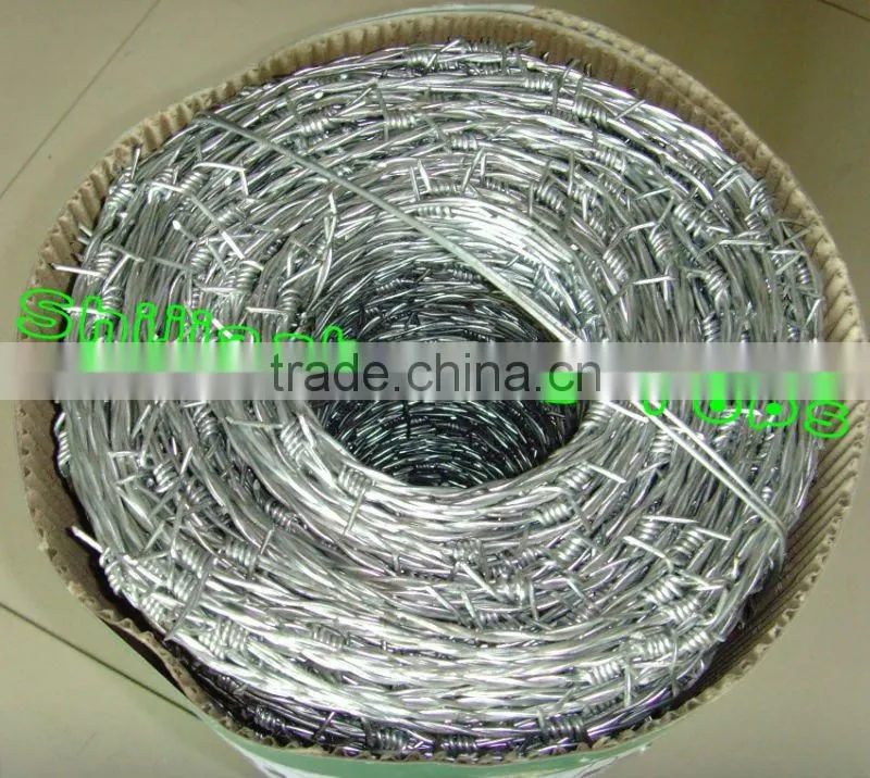 High tensile barbed wire per roll