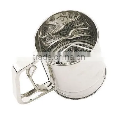 Stainless Steel Spring-Action Flour Sifter