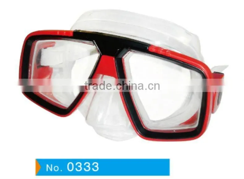 Wide pc frame transparent original design pvc diving mask