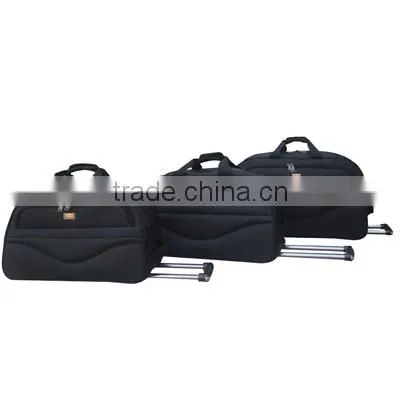 black duffel bag waterproof with trolley bag