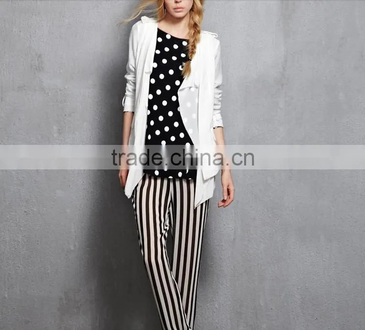 2014 Modern small thin new design chiffon coat for women