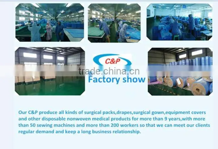 nonwoven disposable patient surgical gown (CE&ISO 13485 certificate)