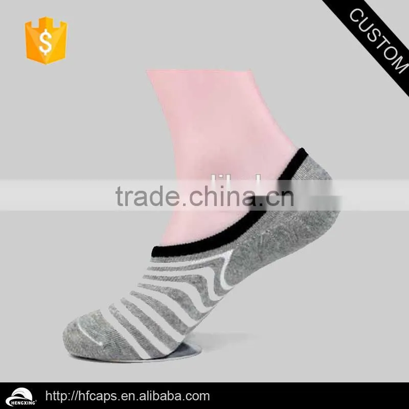 2015 COTTON wholesale men fashion simple candy wide stripes invisible boat socks