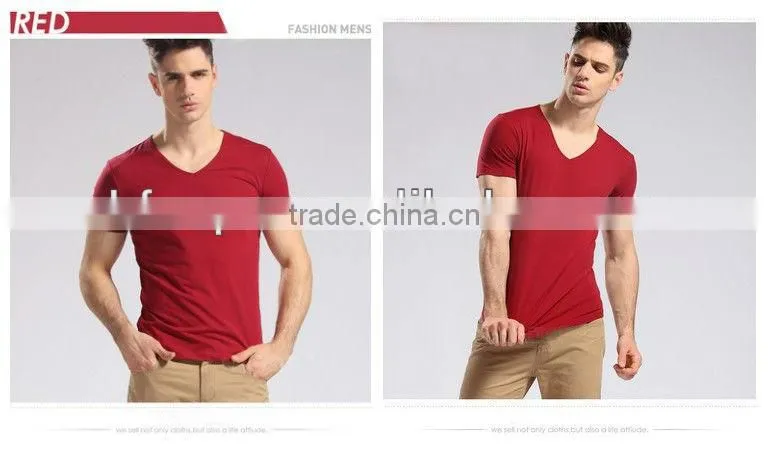 Men modal wholesale cotton blank cheap t-shirt