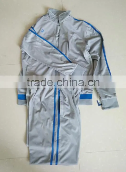 Best sale jogging 100%poly tricot sport wear suit