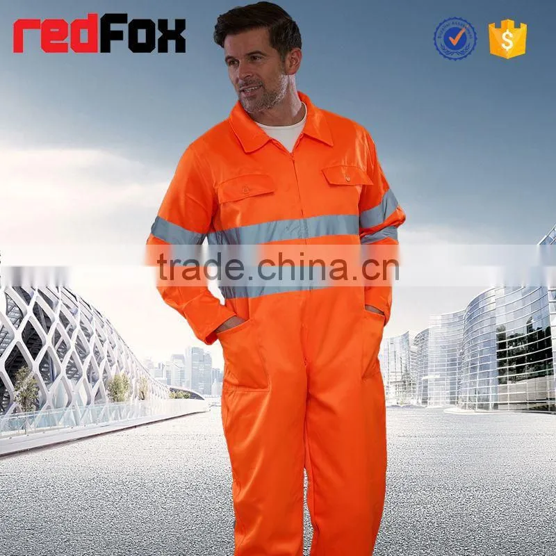 2016 new design hi viz reflective safety coverall