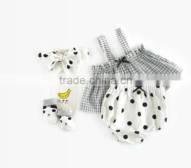Polka Dots Newborn Baby Clothes Toddler Clothing Eco-Friendly Shorts