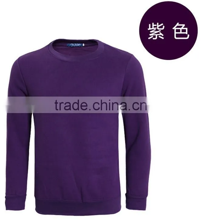 wholesale custom made high quality fleece printed knit promotional pullovers