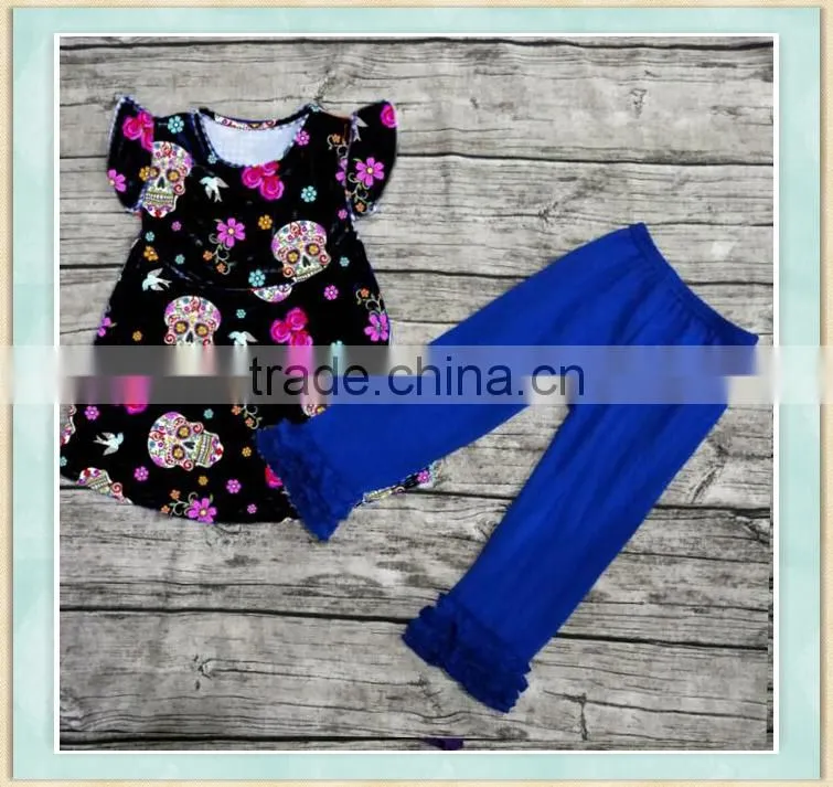 2017girls boutique clothing baby girls Halloween clothing Factory price wholesale sales baby clothing