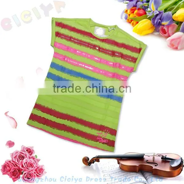 Wholesale summer girl t-shirt/girl tshirt