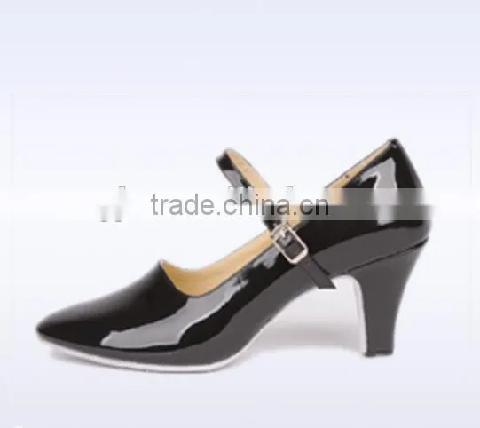 latest style Medim Heel lady ballroom dance shoes