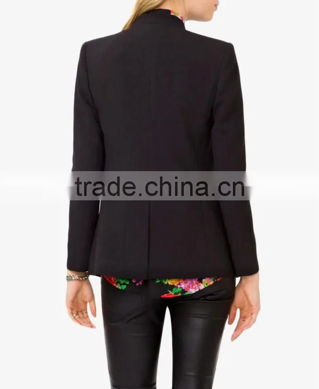 Women's Flat Lapel Blazer