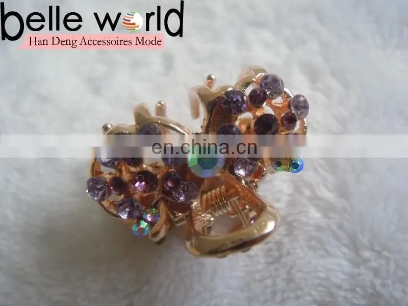 Elegant Bridal Hair Accessory Rhinestone Mini Hair Claw Clip