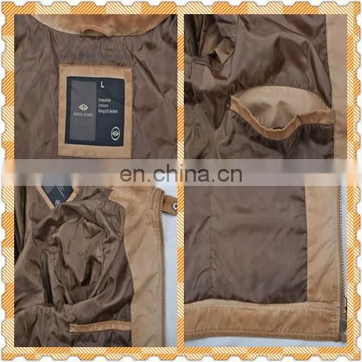 2015 lastest fashion high quality cheap leather jacket China