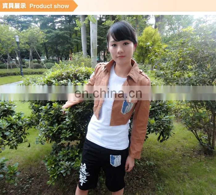 New arrival Anime 100% Cotton Attack on Titan jacket Cosplay hoddie Clothing(size:M/L/XL/XXL/XXXL) Scouting Legion
