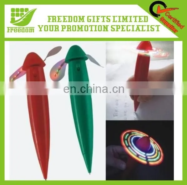 Good Advertising Promotional Give Away LED Fan Pen