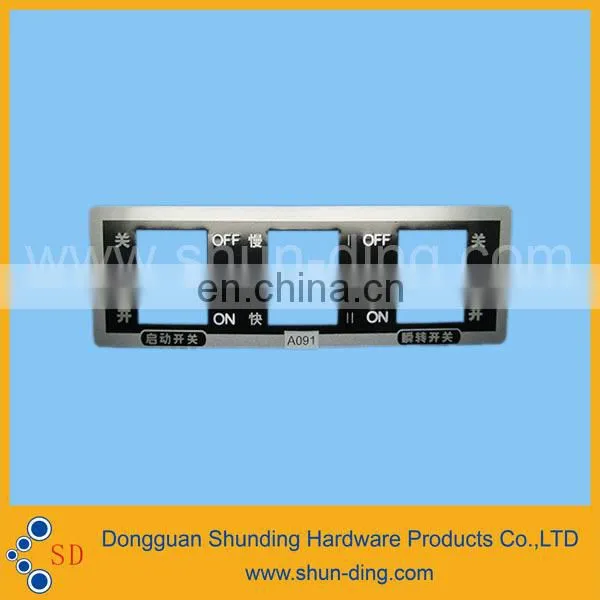 Professional Manufacture Direct for Metal and Plastic Electronic Faceplate