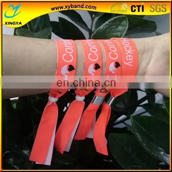 custom woven polyester uhf rfid wristband
