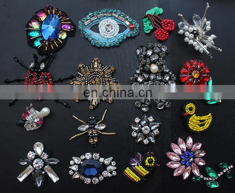 Hot Selling Good Quality Mixed Fruit Flower Animal Sequin Patches for Clothing Motif