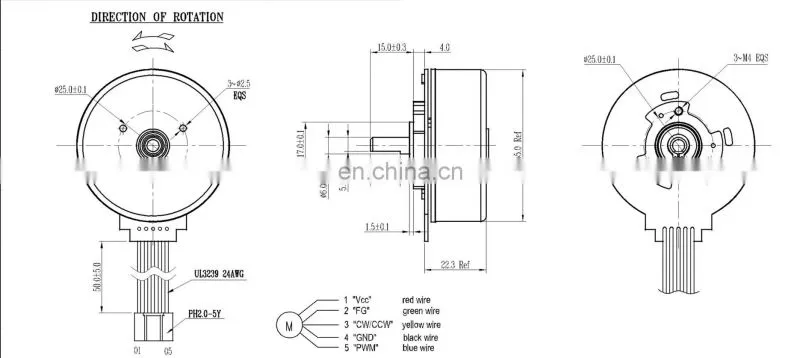 55mm 24v brushless dc motor for home electric fascia gun