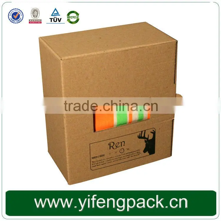 Plain kraft paper cartons corrugated box packaging box