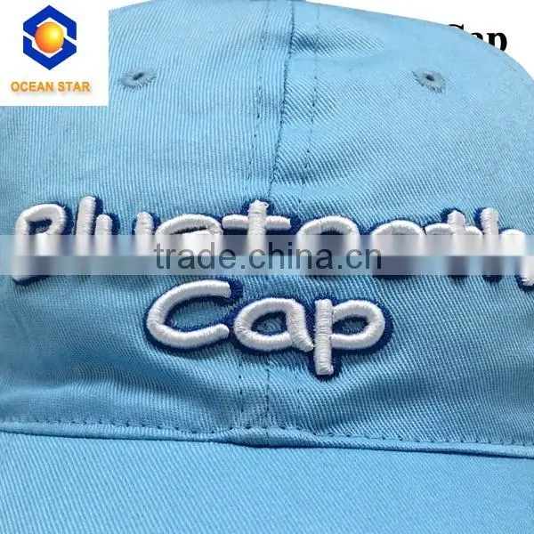 popular headphone bluetooth music hats ,Unique Rechargeable Music Hip hop cap