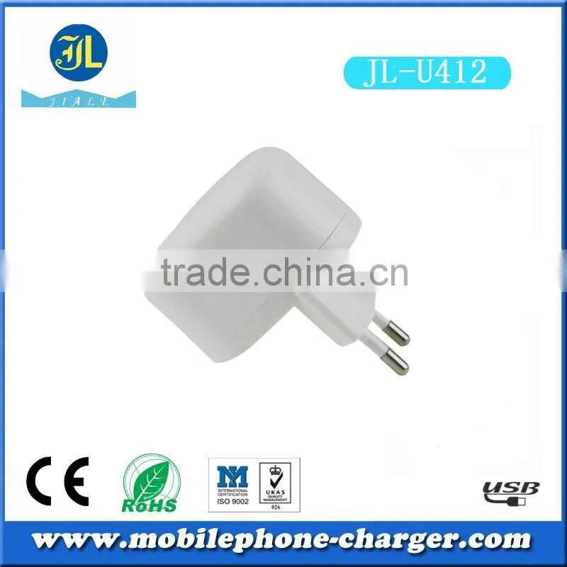 high quality 2 ports 5v multi usb wall charger / travel charger