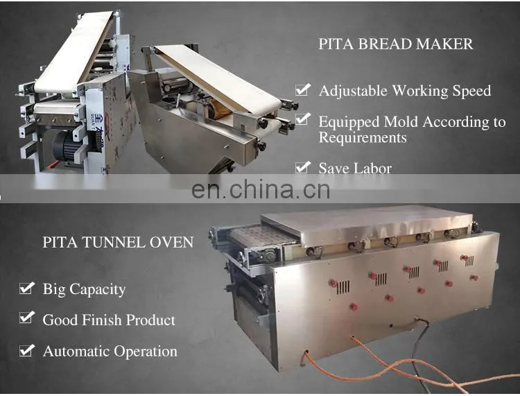 fully automatic Tortilla Forming Baking Producing Line Pita arabic bread making machine