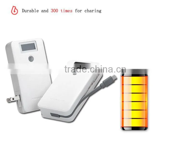 high capacity 9000mah portable personalized restaurant power bank HS