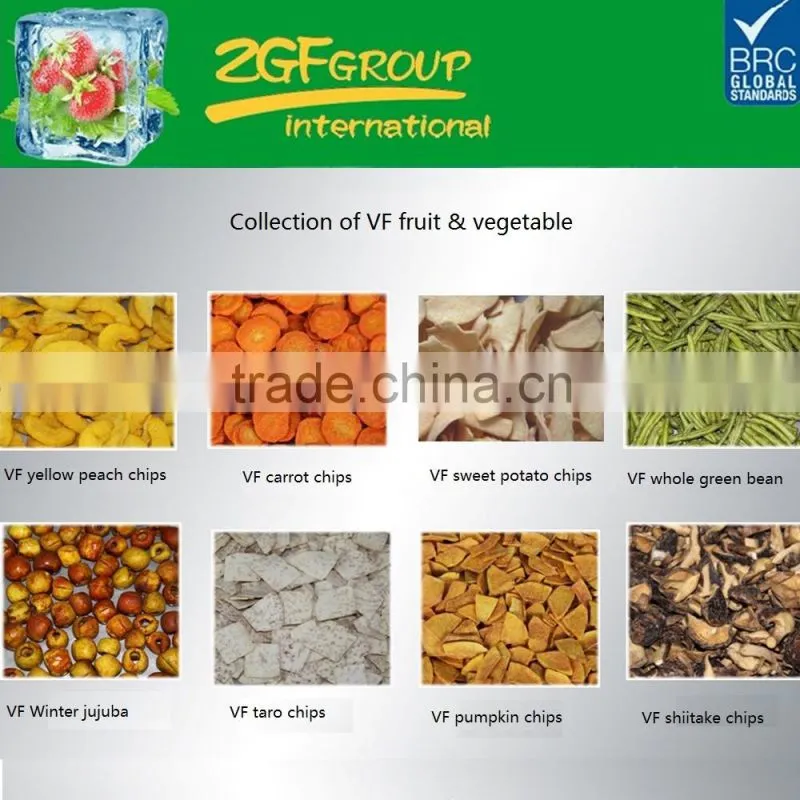 vacuum fried(VF) low temperature green beans chips healty snacks low fat