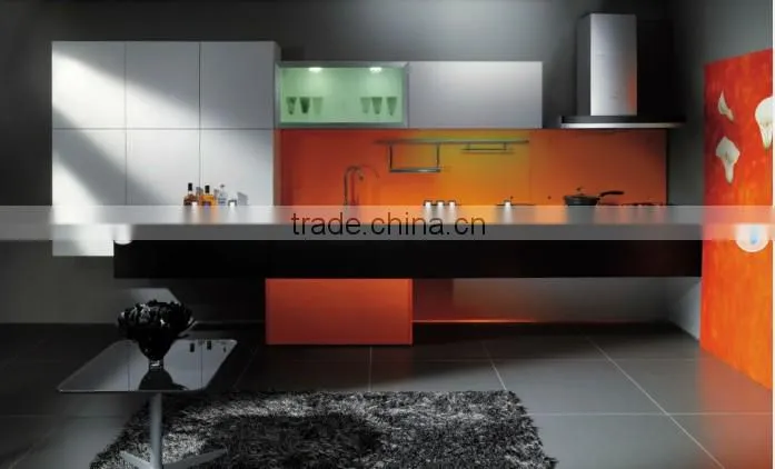 Custom Kitchen Cabinet with Laminate Doors 12L053