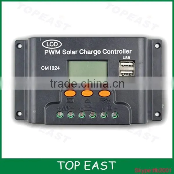20A 12v 24v PWM Solar Charger Controller Solar Charger Controller for street light system