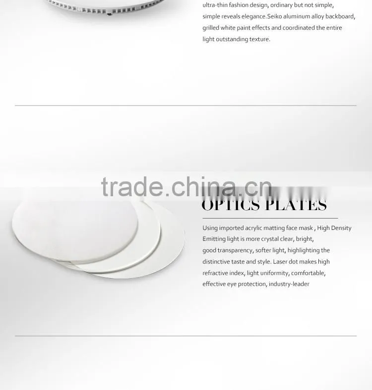 3W round recessed led ceiling panel light pure white for kitchen and closet lighting led ceiling panel light