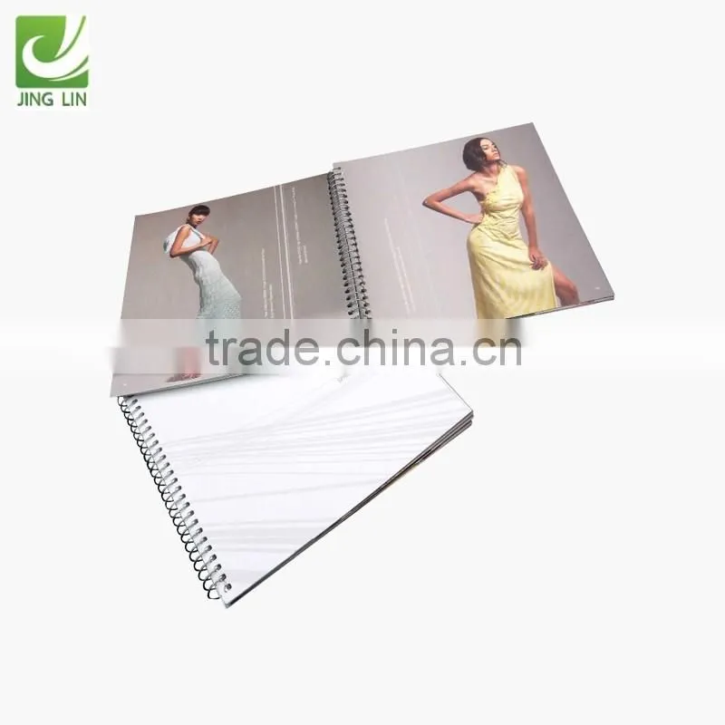 Professional spiral binding hardcover book printing factory