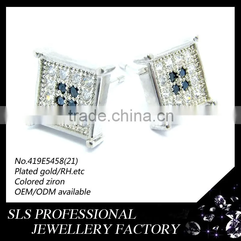 Silver Jewelry Main Material and Earrings,Rings Jewelry Type ottoman Set zircon stone earring stud designs